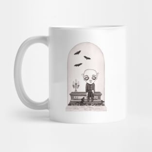 Nosferatu in a Glass Bell Mug